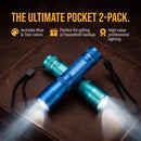 LP833-2PK | 120 Lumen Focusing LED Flashlight 2-Pack, 6 Piece Case