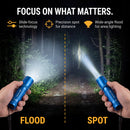 LP833-2PK | 120 Lumen Focusing LED Flashlight 2-Pack, 6 Piece Case