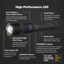 XP711 | Pro Series 4400 Lumen LED Flashlight, 4 Piece Case