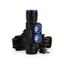 XP782 | 3000 Lumen Rechargeable Headlamp, 4 Piece Case