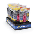 LP831C Ultrabright Focusing Pocket LED Flashlight, 10 Piece Tray, Assorted Colors